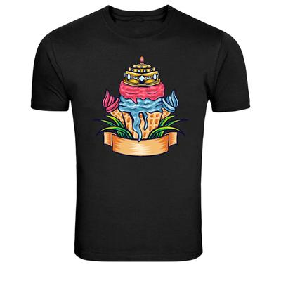 Eiscreme Krone Süßes Dessert Grafik T-Shirt