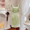 Retro-Style Apron: Fashionable, Stain-Proof, and Dirt-Resistant for Home, Kitchen, Flower Shop, Nail Salon, and Catering.