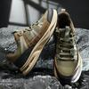 Fashion New Suede Leather Hiking Shoes Men's Outdoor Travel Climbing Camping Footwear Non-Slip Casual Sports Shoes Leisure Walk Trainers
