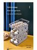 Stackable Double-Layer Slide-Out Egg Storage Box - Transparent, Shockproof, Quick-Freeze Refrigerator Organizer