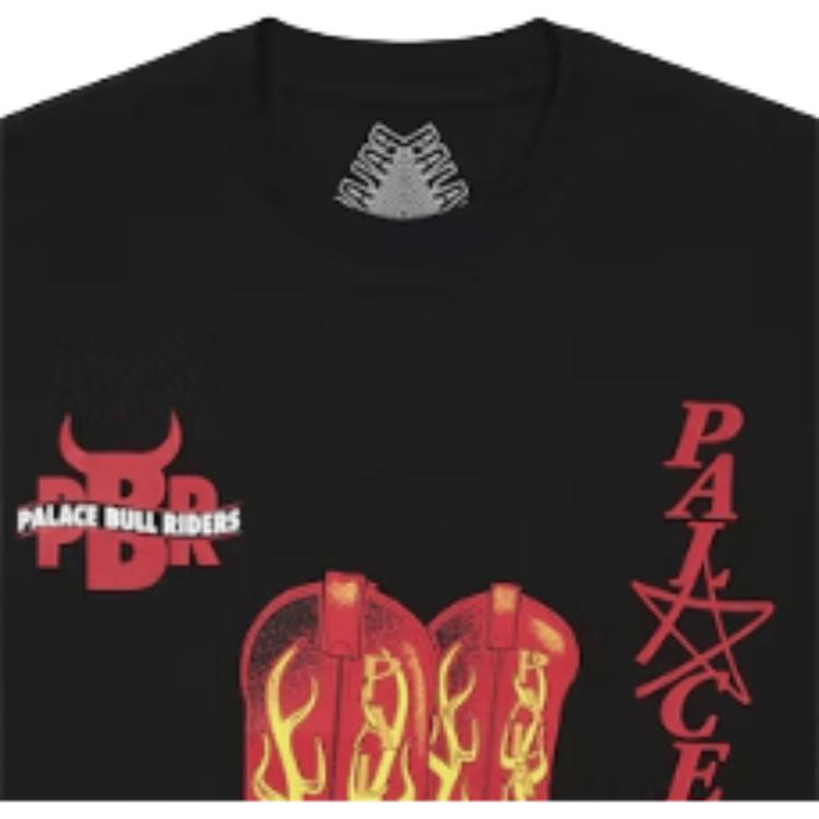 Palace Rodeyo T-Shirt Black Unisex Tops P29TS048