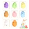100pcs Colorful Mini Foam Easter Eggs Fake Bird Eggs DIY Happy Easter Decoration 2026 Home Party Decor Kids Gifts Favor