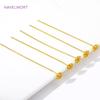 5/10Pcs 18K Gold Plated Pins Brass Stamen-Shaped Pins,Pins For Jewelry,For Jewelry Making Pins,DIY Jewelry Accessories