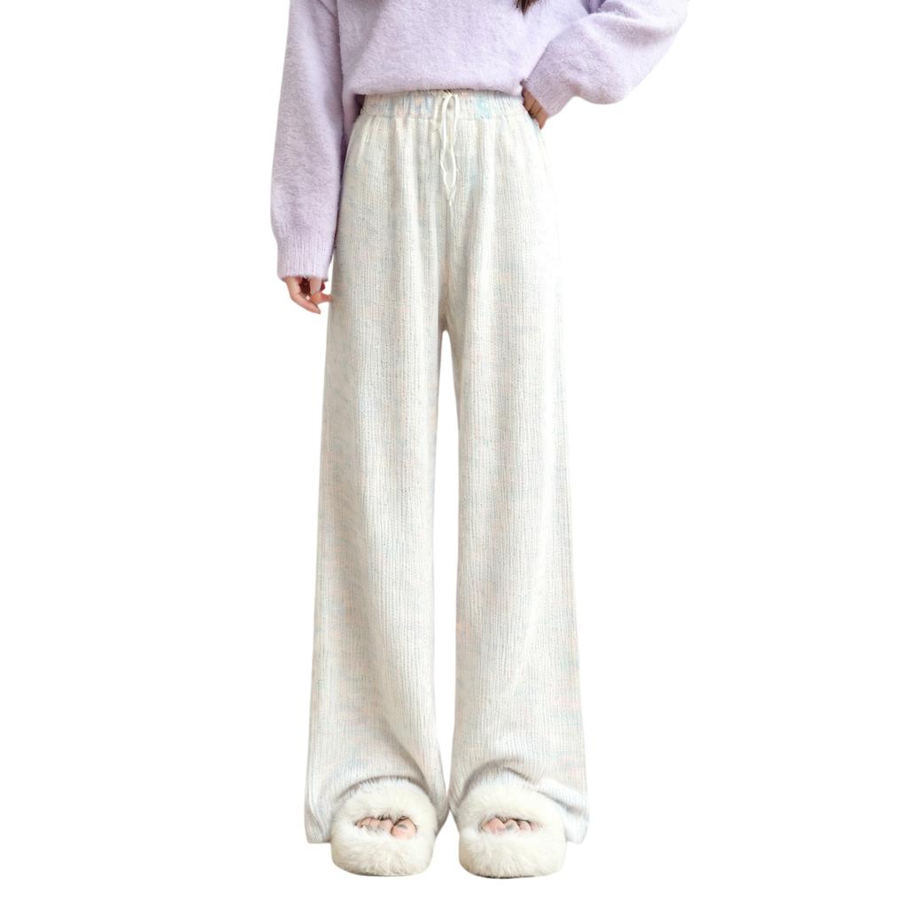 Women's Fashionable Casual Loose Fleece Lined Long Pants
