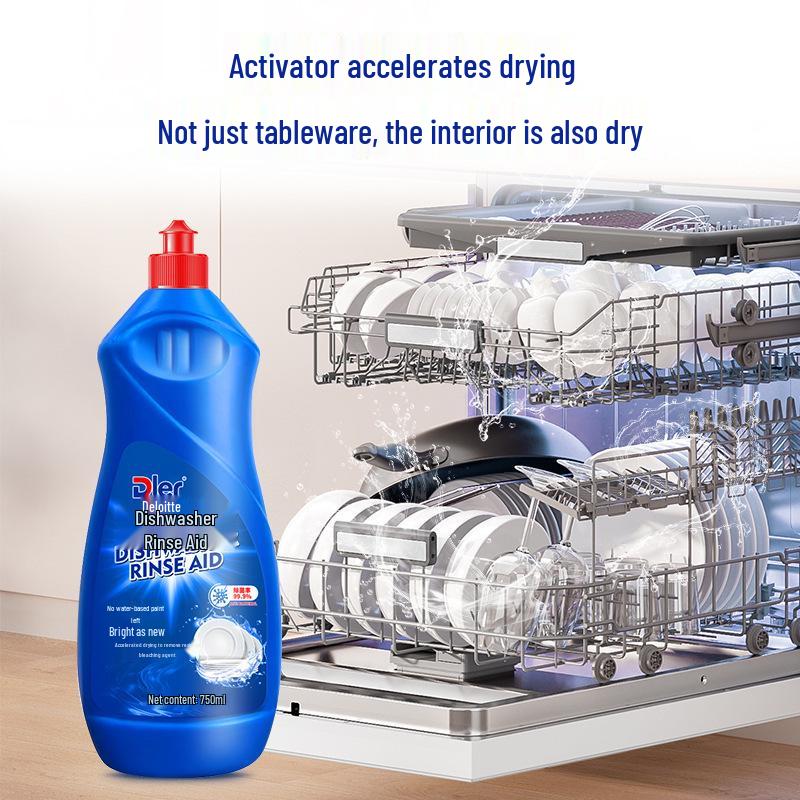 Bright Kitchen Geschirrspülmittel-Set mit alkalischer Lösung für schnelles Aufhellen und Entfetten von Geschirr