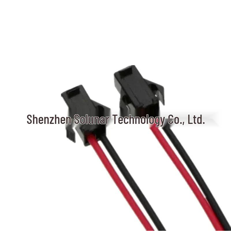 SM Male/Female Plug Cable 2.54MM Air Connection, 3-Battery Charging, 4P Terminal Power Cord, LED Light.