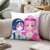 Cute Love Mizi And Sua Anime Alien StageS Throw Pillow Covers Pattern Cushion Cover Suitable For Sofa Bedroom Car Pillow Cover