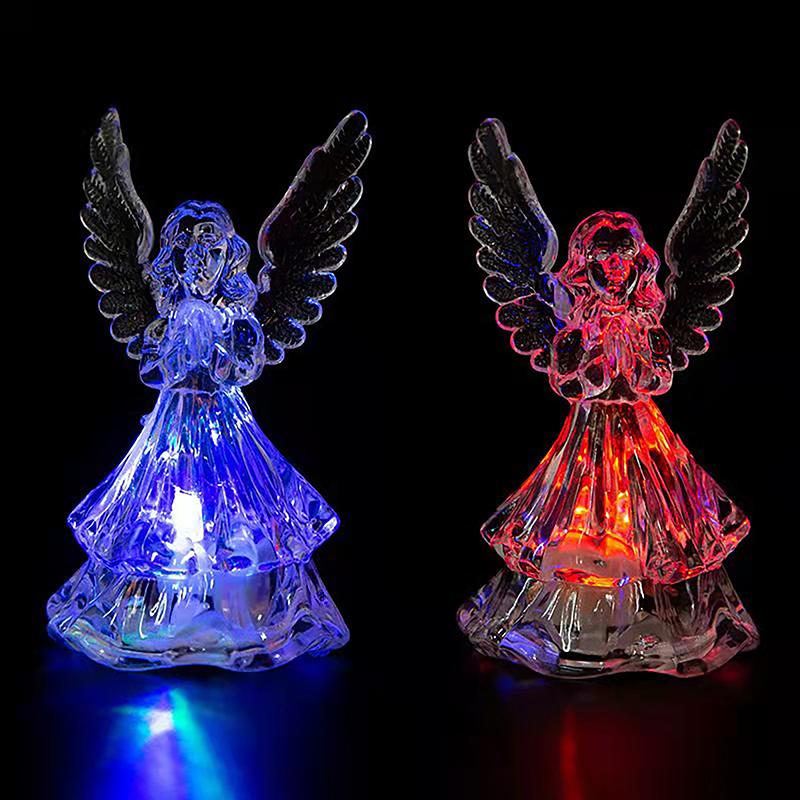1PC Bedside Lamp Colorful Wings Decoration Angel Style Desktop Night Lamp