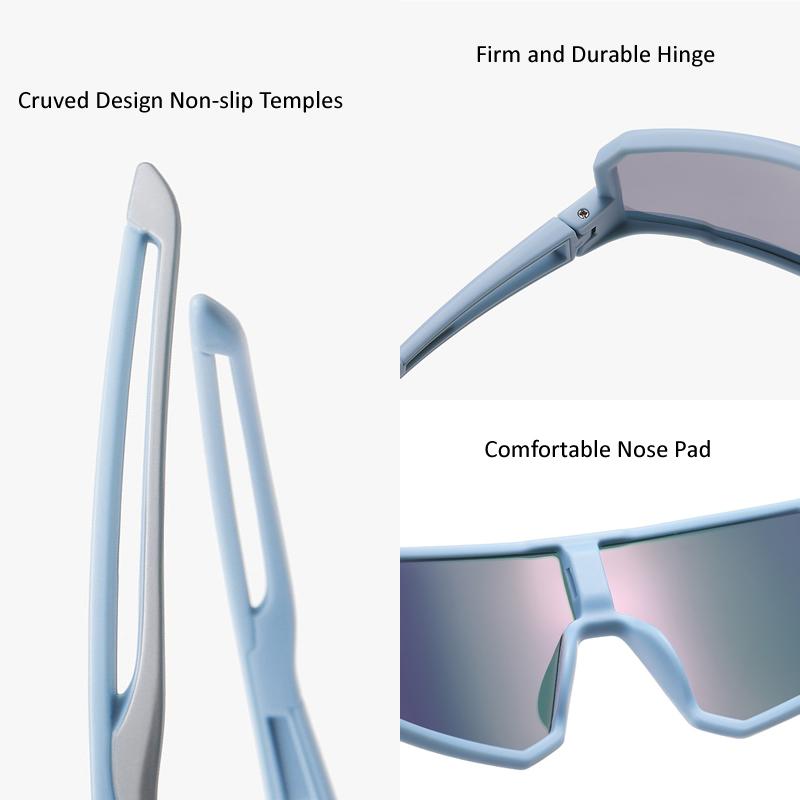 New Kids Polarized Sunglasses UV400 Protection Youth Softball Baseball Cycling Photochromic Sun Glasses for Boys Girls 5-13