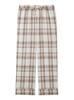 Gelato Pique HOMME Trendy Check Pattern Long Pants PMFP254998BRWM