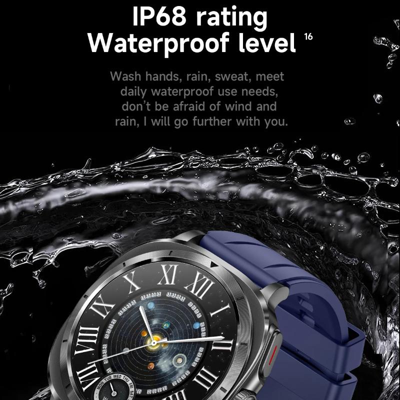 2025 New Watch 7 Uric Acid Blood Pressure Blood Oxygen Body Analysis Smart Watch ECG+PPG Clock Smartwatch Men