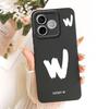 For Honor 600 Lite 5G Honor600 Lucky Initial Letter Phone Case For Honor 600 600Lite Soft Silicone Shockproof Cases Bumpers