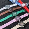 JYL Couple Watch Rolex Style Student Silicone Strap