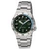 BOETTGER Spinniker Watch, 42mm, Men's, Silver, Green Dial, Stainless Steel, Sapphire Crystal, Automatic, 30 ATM Water Resistance, SP-5083-EE
