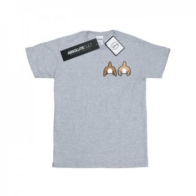 Boys Chip N Dale Backside Breast Print T-Shirt