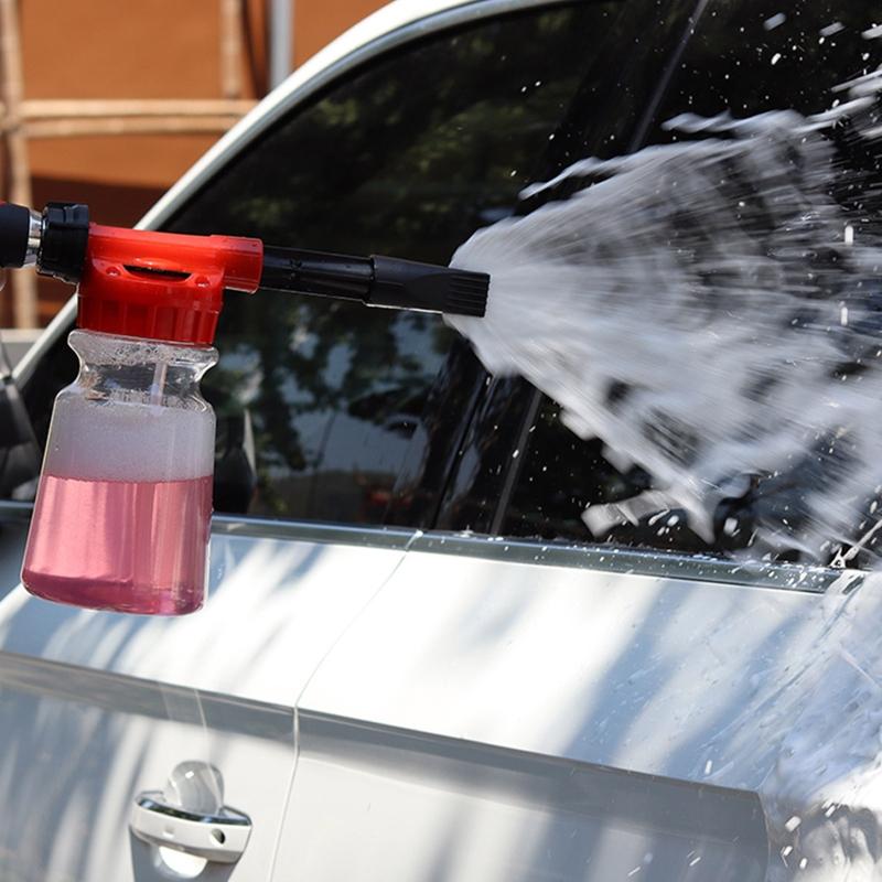 Schaumkanone, Einstellbare Schneeschaumlanze Transparenter Körper, Professioneller Auto-Schaumblaster Niederdruck-Schaumlanze