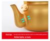 Yellow Aluminum Teapot Kettle: Large Capacity Korean Rice Wine Pot for Gas Stoves