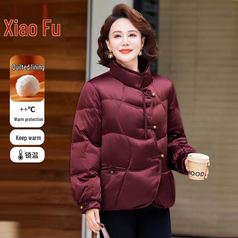 

Mid-Aged Women s Short Winter Padded Coat 5XL