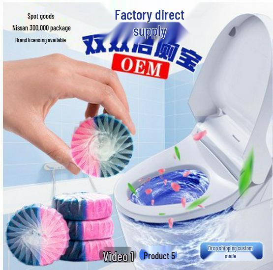 

Синий пузырь Автоматический очиститель и дезодоратор для унитаза, Длительный свежий аромат