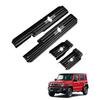 For the New Jimny Nomad JC74 2025 Custom Exterior Door Sill Step and Door Scuff Plates Made of Stainless These Parts Provide Scratch and Wear