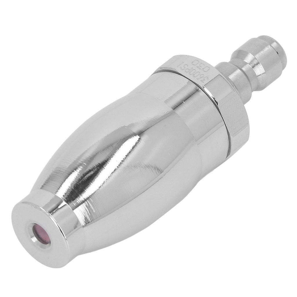 Hochdruckreiniger Turbo-Düse 1/4 Zoll Schnellanschluss Messing 3600PSI Rotierende Düse für Heiß- und Kaltwasser