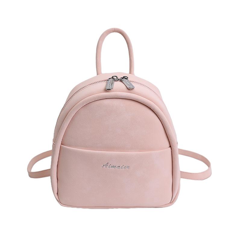 Small fresh bag women s new Korean version fashion backpack casual versatile small backpack class commuter schoolbag
