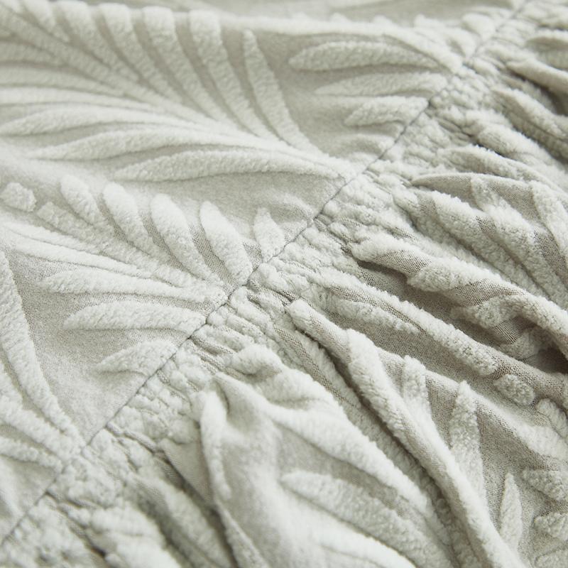 1 PC Jacquard Sofa Cover with Skirt Splash Can Be Easily Removed Couch Cover Protector of Bench with Armrest Plant Pattern