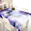 Toalha de Mesa Cavalo Branco Natal Criativo Padrão Animal Lavável Espessa Retangular Para Casamento