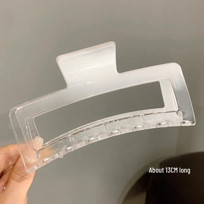 Exquisite Acrylic Claw Clip for Thick Hair - Large High-End Shark Hairpin