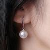 Dangle Earring Elegant Exquisite Ornament Simple Faux Pearl Eardrop for Daily Life