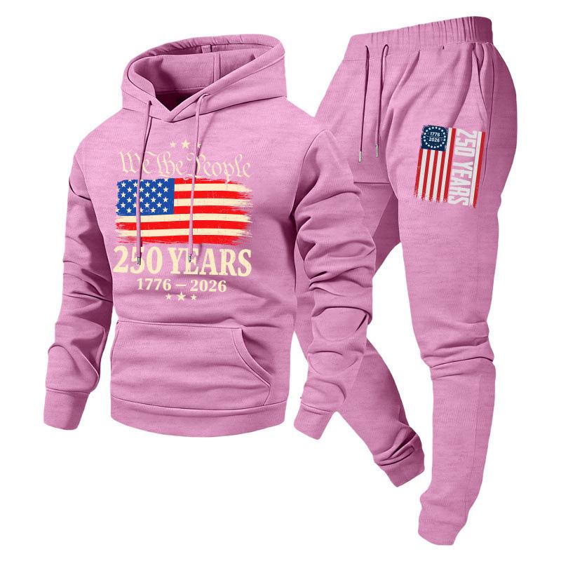 2025 Autumn Unisex Trendy Hooded Pullover Sweatshirt & Sportswear Set