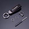 AAAZL1 Car Wheel Tire Valve Stems Cap Auto Badge Keychain Suede Keyring For Volvo XC90 V90 V60 XC60 V40 EC40 EX40 S80 S60 S90 C40 XC40