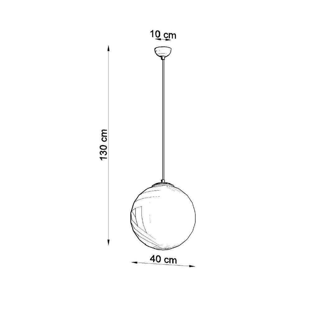 UGO 40 Chrome Hanging Lamp