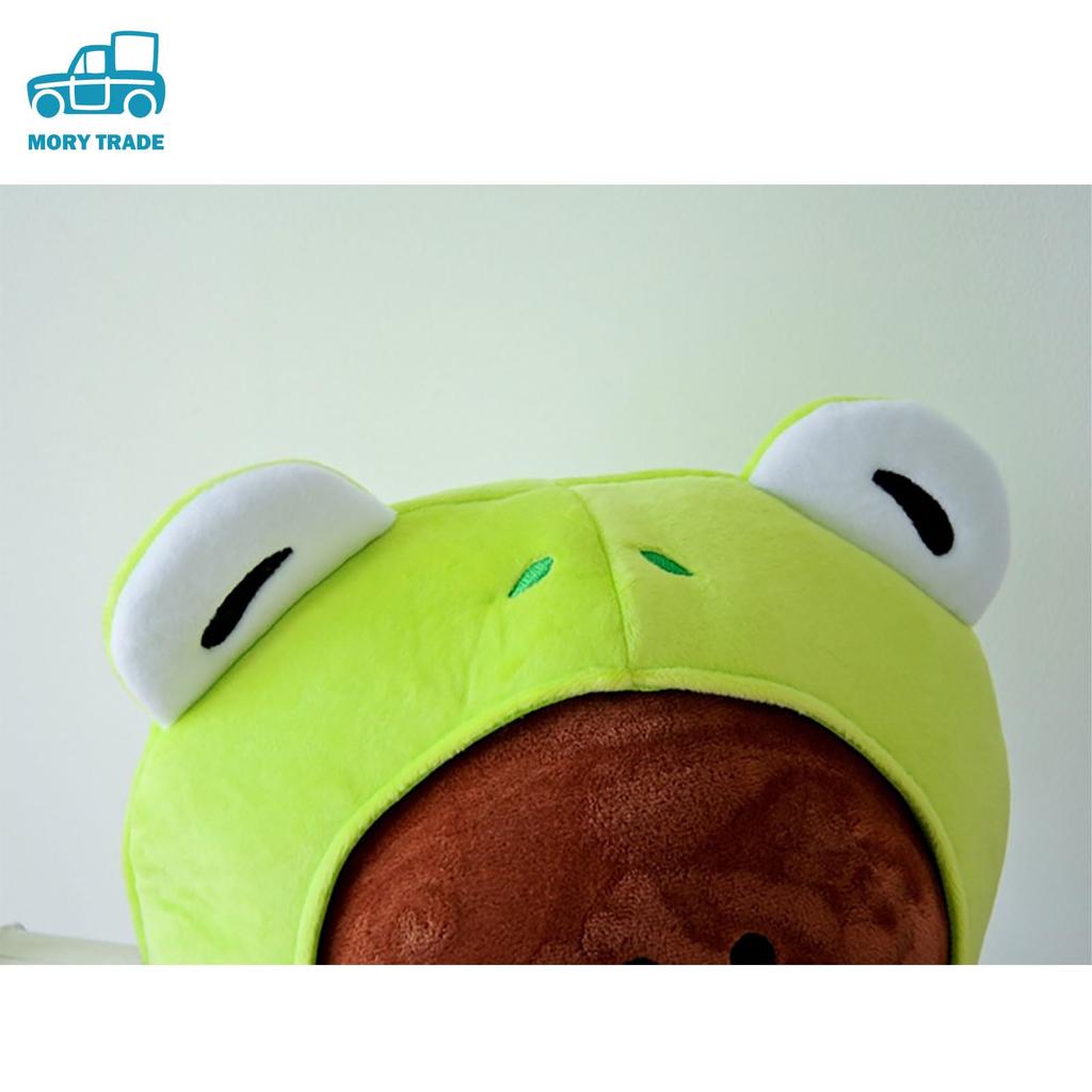 MORYTRADE Funny Headgear Hat Stuffed Animal Cosplay Halloween Frog