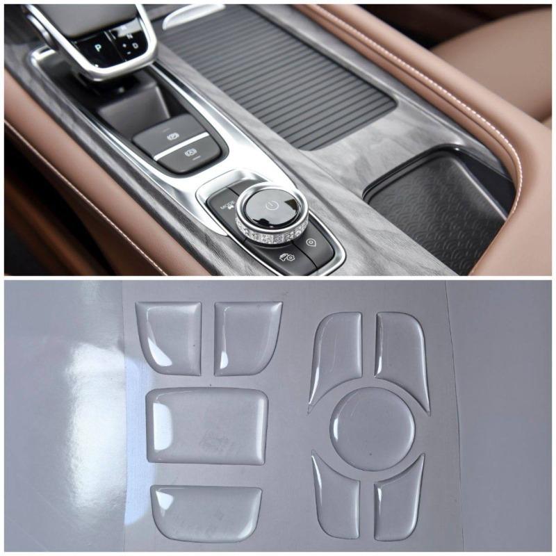 For Chery Arrizo 8 Pro 2025 Central Gear Panel Buttons Uplift Window Panel Button Interior Film Car Accessories Anti-scratch