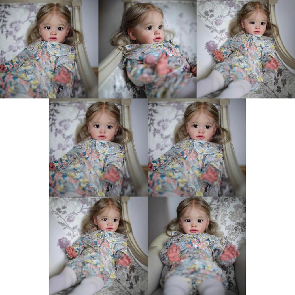 Silicone Dollsuit With Flower Pattern For Collectors And Kids