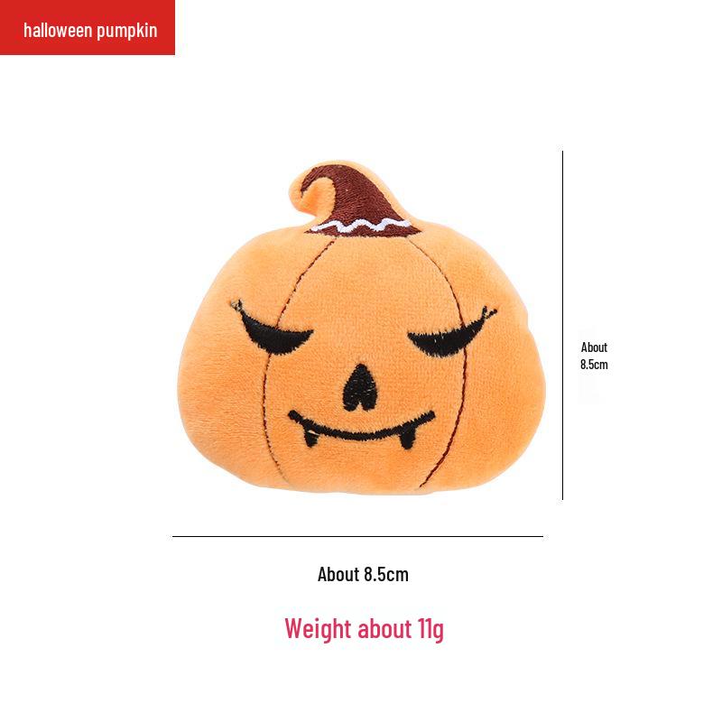 Halloween Pumpa Spindel Plysch Kattleksak för Självlek