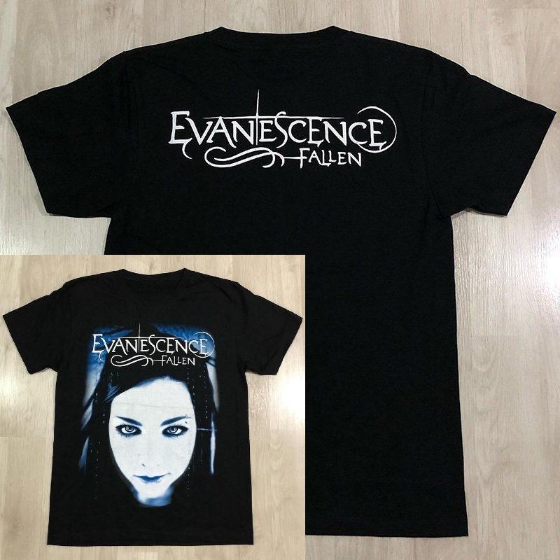 

Evanescence Heavy Metal Dystopian Rock American Hip Hop ShortSleeved TShirt for Men 4XL
