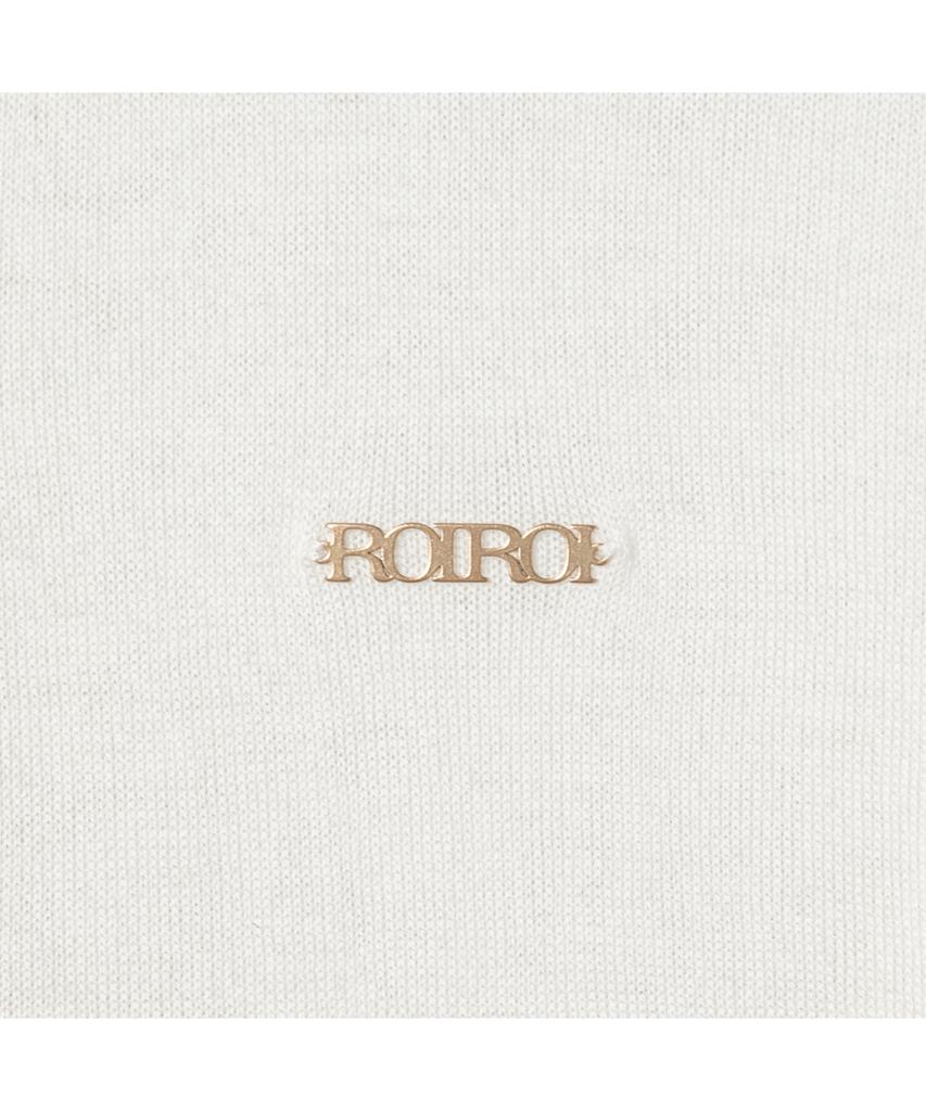 ROIROI Wool Silk Blend Cardigan - Cream