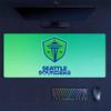 Seattle Sounders FC Print  Cushion Non-slip Laptop Tablet Big Mousepad XXL Mat Mini PC Playmat With Lock edge