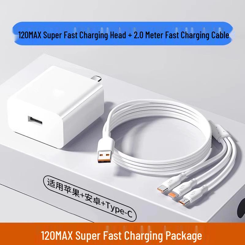 3-in-1 Type-C Multi-Function Data Cable Set for Android and Huawei