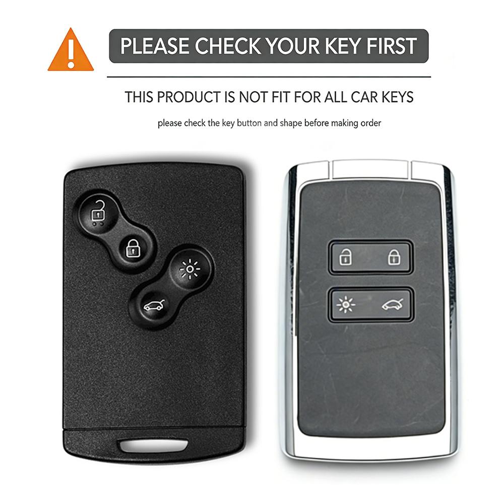 Silicone Car Key Case Cover For Renault Duster Nema Fluence Zoe Captur Clio Logan Megane 1 2 3 Koleos Scenic Accessory