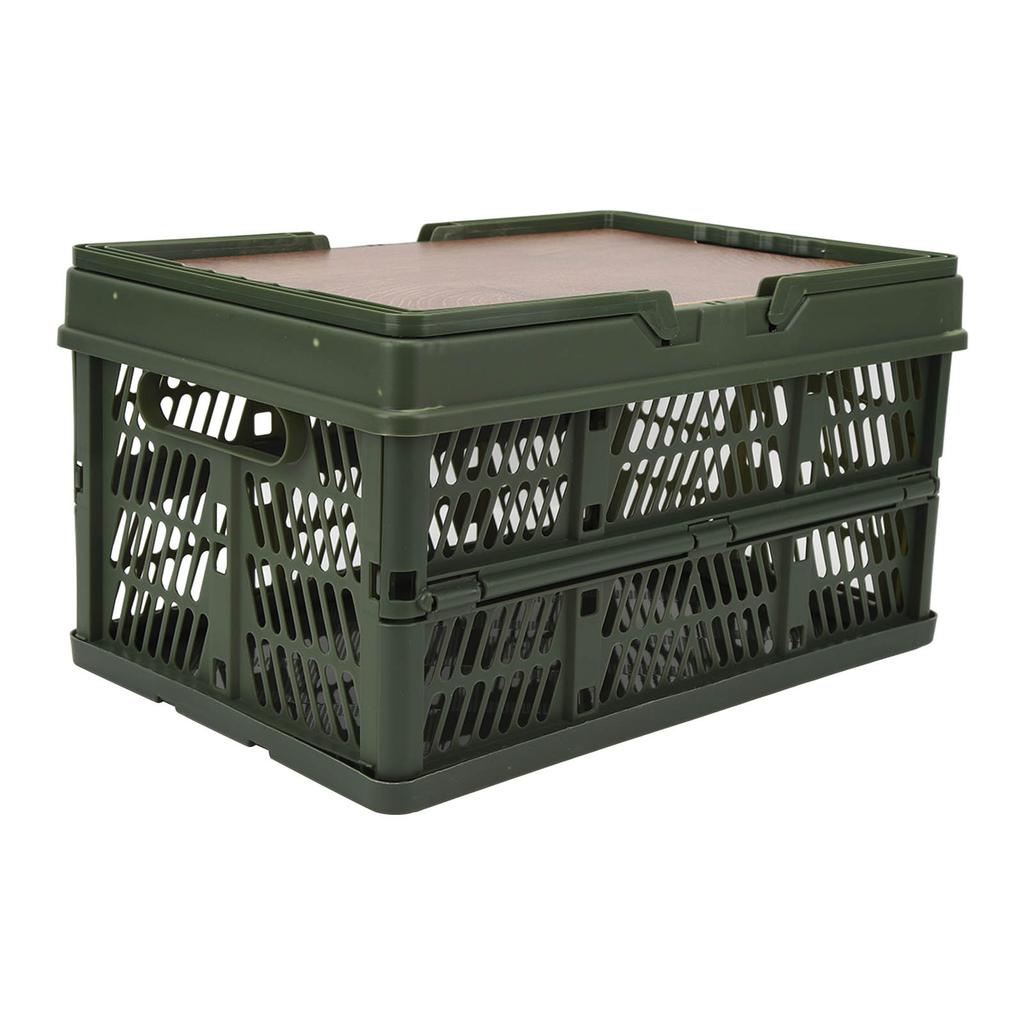 Camping Picnic Basket Foldable Large Capacity Multifunction Handheld Camping Storage Basket Camping