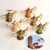 S-1Pc Aladdin Magic Lamp Alloy Decorative Crafts Ornaments Statue Wedding Holiday Party Living Room Desktop Decoration Crafts