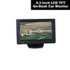 DC 12V 4.3" Color TFT LCD Car Auto Screen Monitor for Backup Camera VCR DVD