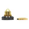 GeeSo Metal Insulator Spike Receiver Set of 8 for Improved Sound Quality in Speakers and Audio Equipment Gold-Plated