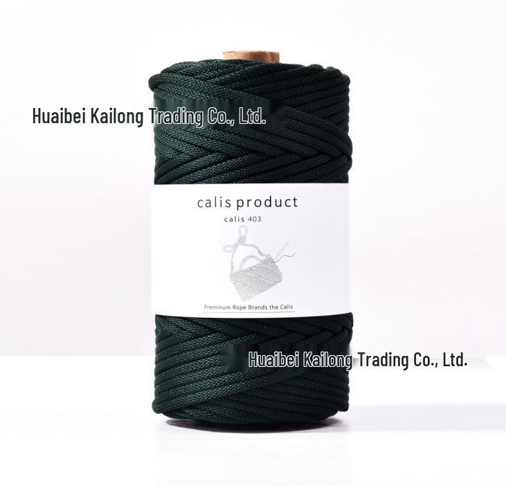 4mm Cotton-Polyester Crochet Cord for DIY Hand-Knitted Bags and Weaving