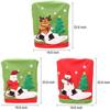 Home Xmas Santa Claus Snowman Chair Back Covers Chair Cover Christmas Decoration New Year Decor