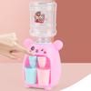 Children'S Dual Mini Water Dispenser Toy With Cute Cup Kids Gift Water Juice Milk Drinking Simulation Cartoon Pig Kitchen Toy