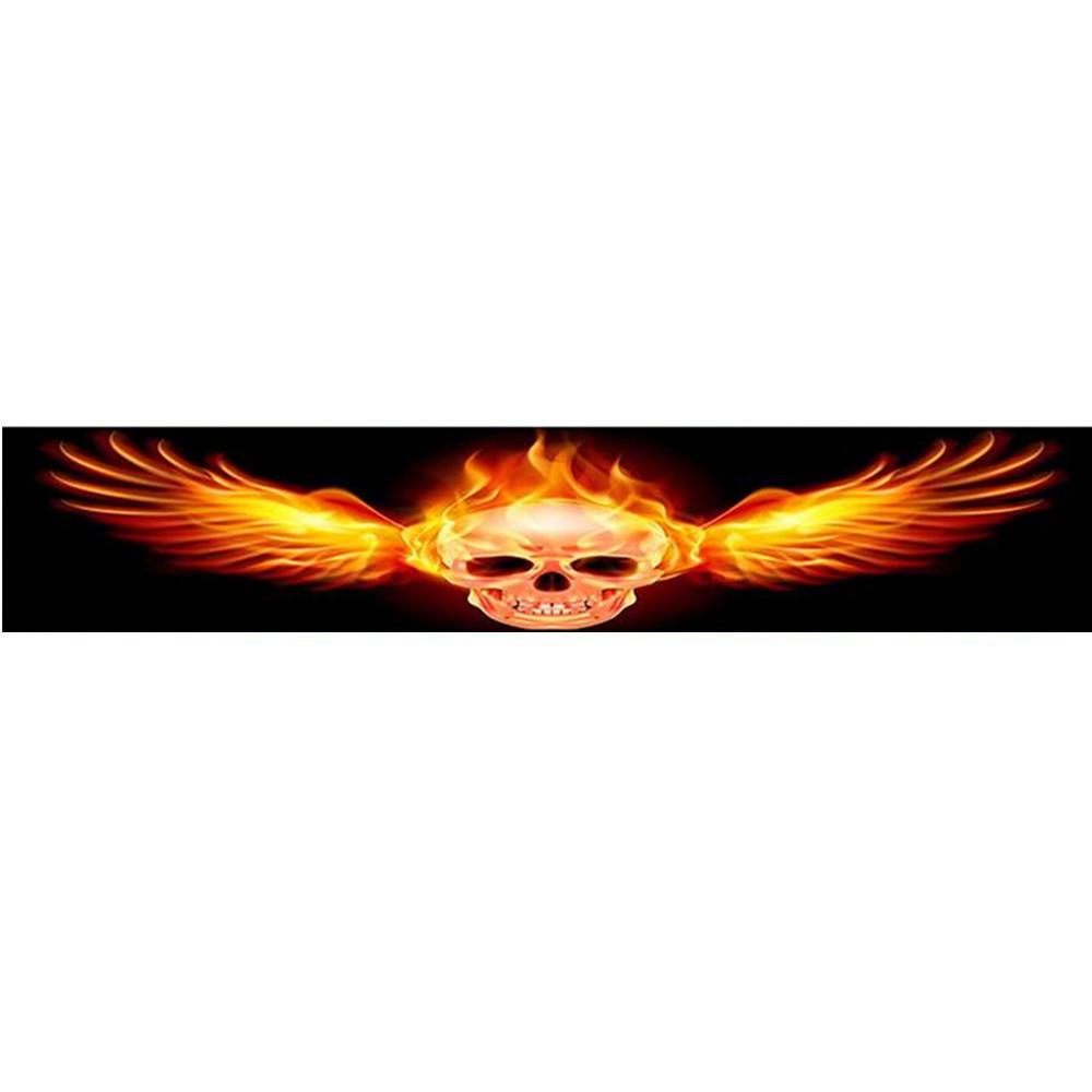 A194 3D Katzenaugen Stereoskopischer Auto Windschutzscheiben- und Heckscheiben-Sonnenschutzaufkleber